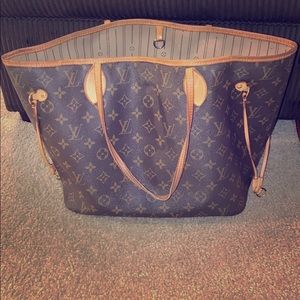 ATHENTIC LOUIS VUITTON NEVERFULL MM